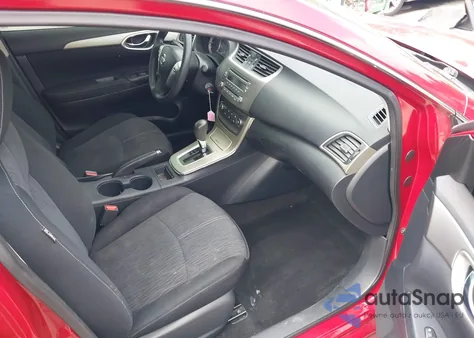 2014 Nissan Sentra Fe+ S/Fe+ Sv/S/Sl/Sr/Sv z USA, uszkodzony, nr VIN 3N1AB7AP7EL646295